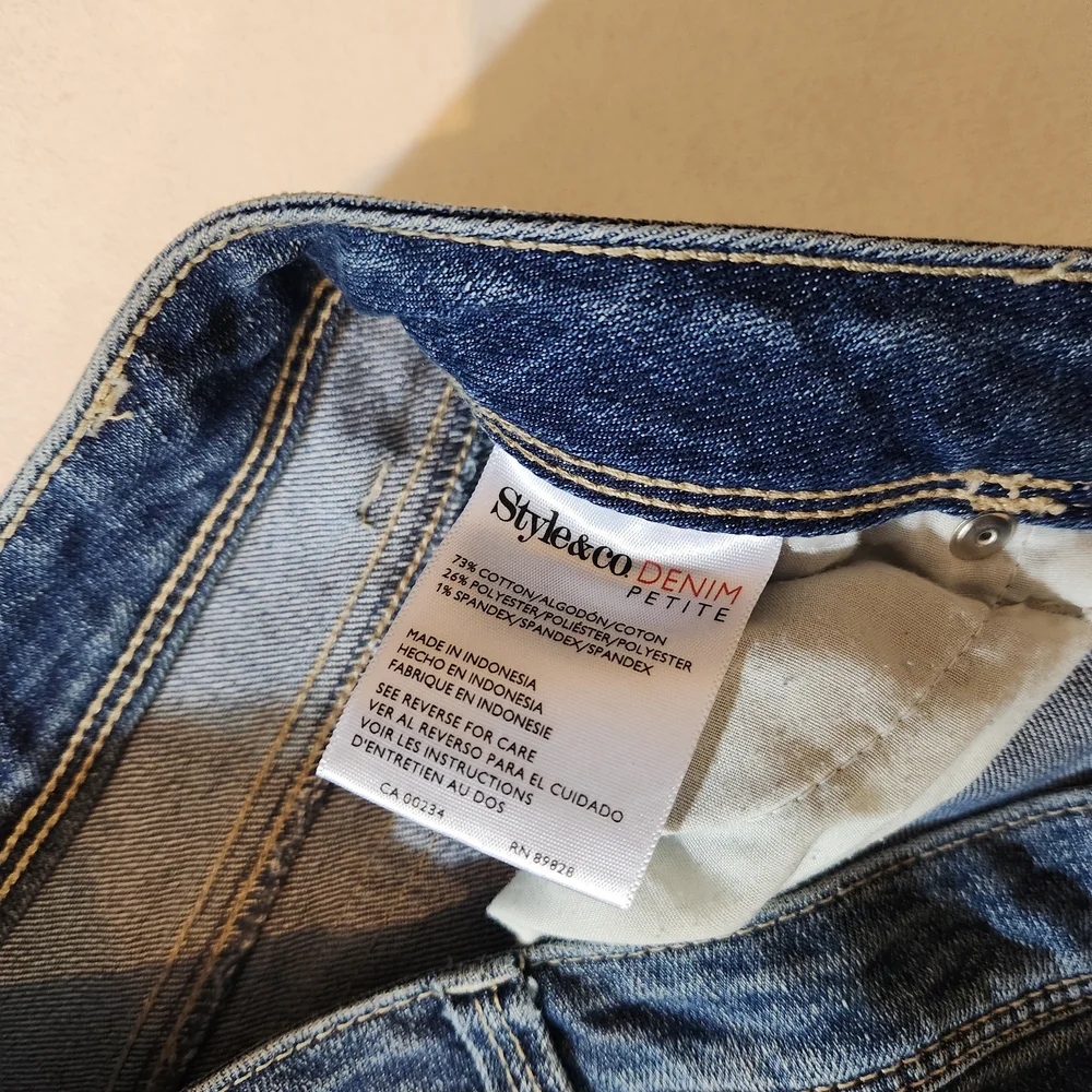 Dark Blue Denim Jeans‎
